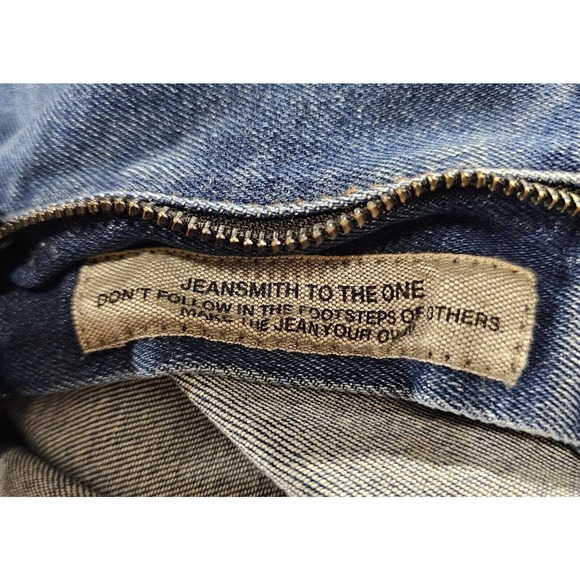 Cult Of Individuality Punk Super Skinny Distressed Blue Pacific Jeans MENS 44 - Picture 8 of 14